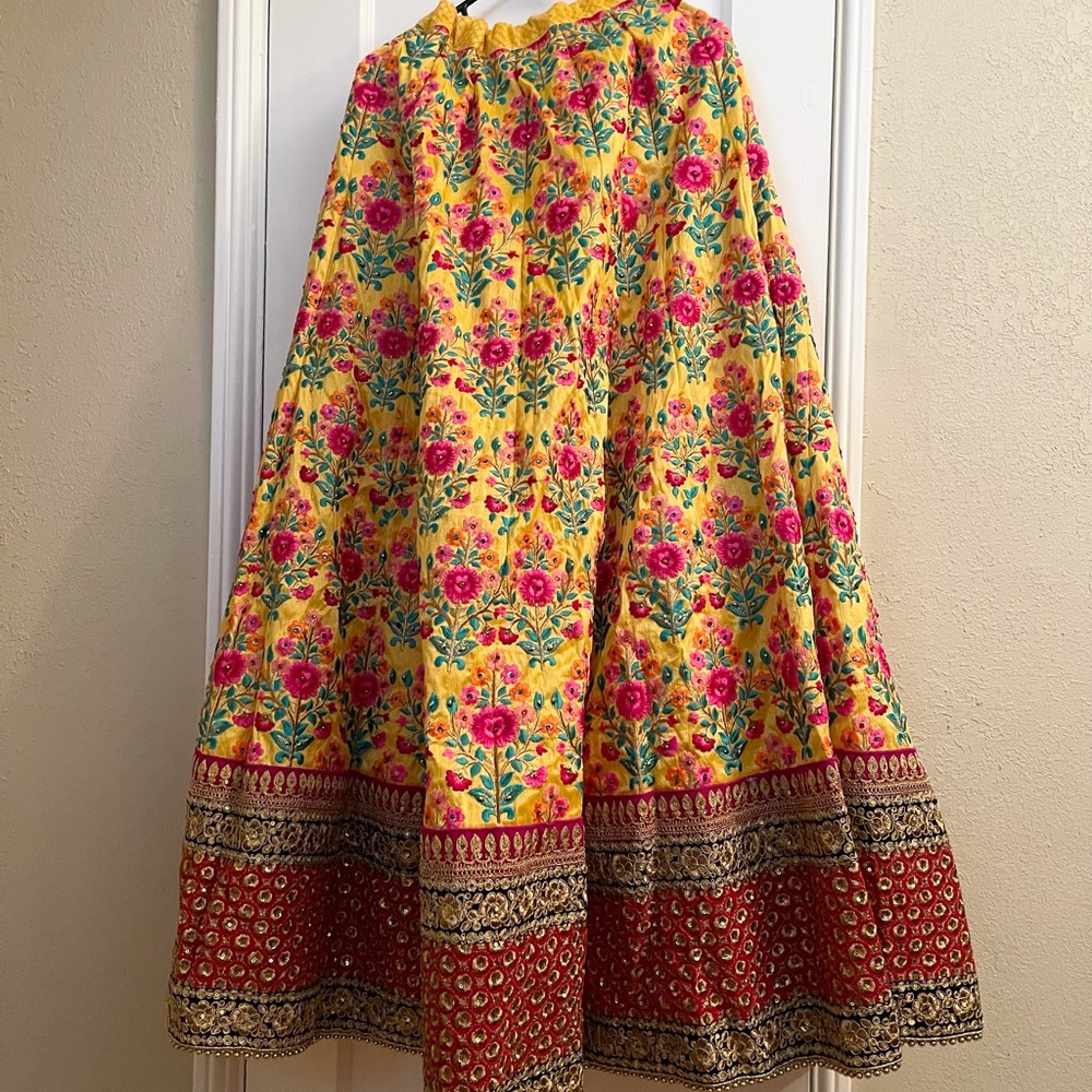 Indian lehenga skirt